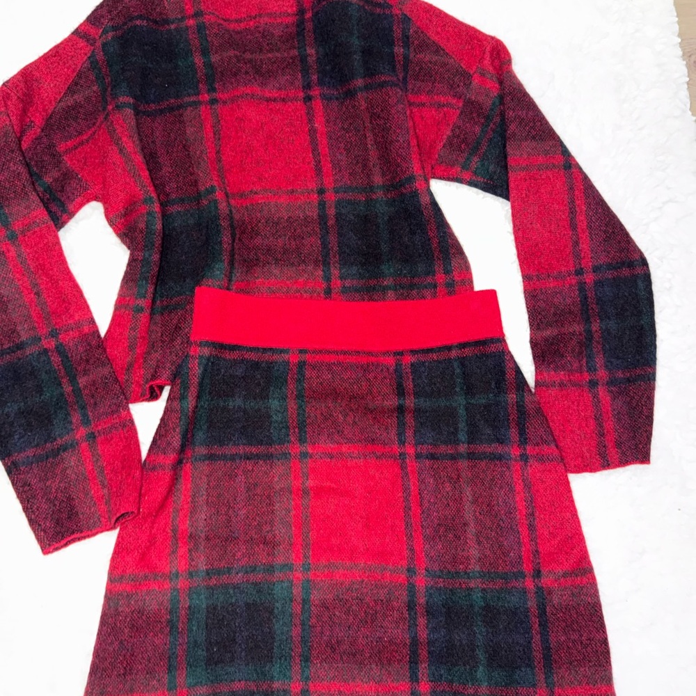 Ralph Lauren Alpaca Plaid Set